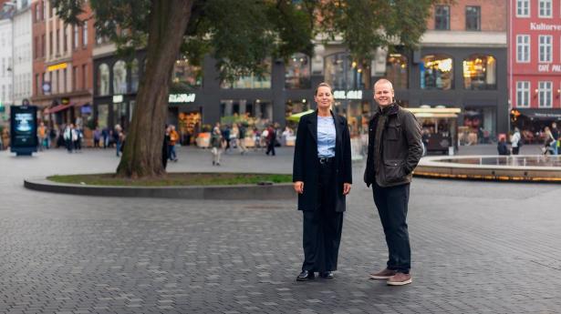 Tanja Kaufmann og Andreas Nielsen der sammen har ansvaret for Trustworks Cyber Security.