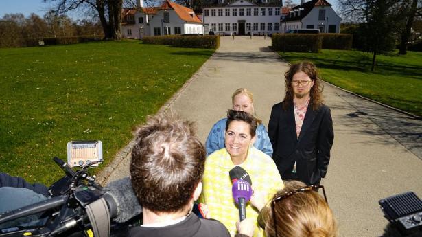 SF til regeringsforhandlinger på Marienborg mandag den 20. april.