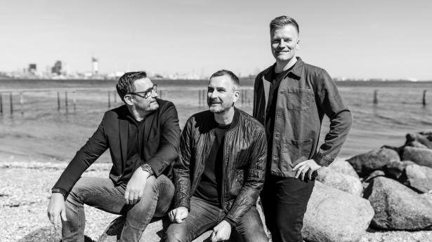 Stifterne af AI-assistenten Vilo fra venstre mod højre er Rune Mai, Thomas Jespersen og Kim Østergaard