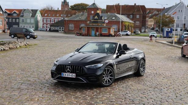 En åben Mercedes, der faktisk kan bruges hele året i Danmark