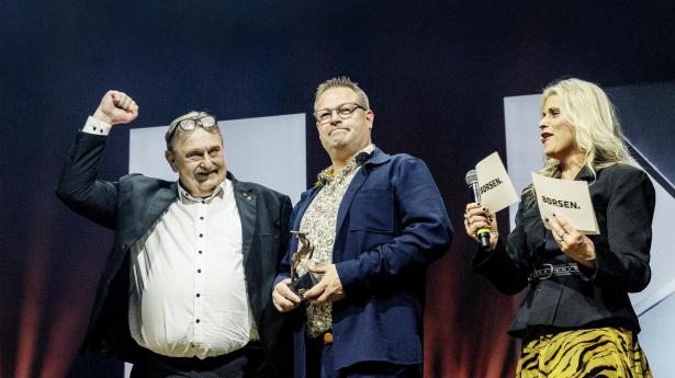 Gert Mark (t.v.) og Michael Hansen (t.h.) er med Taxa Aalborg kåret til årets gazellevinder.