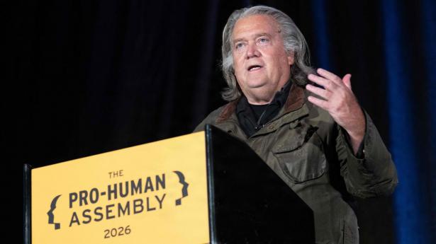 Steve Bannon, der er tidligere rådgiver for USA's præsident, Donald Trump, udtalte sig natten til onsdag dansk tid på en AI-konference i Washington D.C.