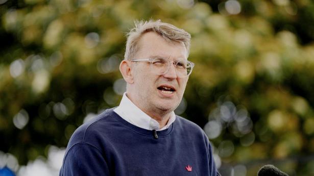 Troels Lund Poulsen (V) taler på Folkemødet torsdag.