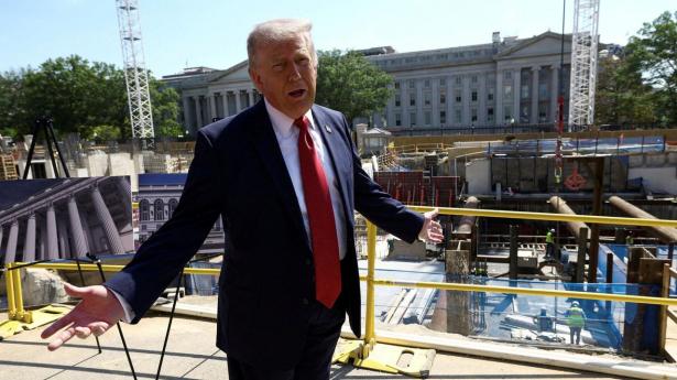 En ny balsal ved Det Hvide Hus er et af de Trump-projekter, der møder modstand i Kongressen. 