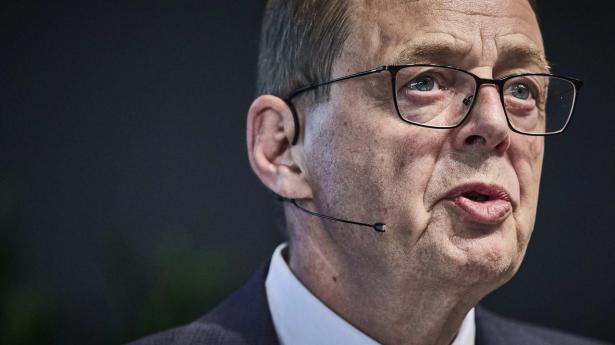 Møde om boligpriser i Fællessalen på Christiansborg, hvor nationalbankdirektør Christian Kettel Thomsen var sidste taler