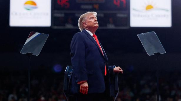 Trump har udviklet fast svada over for forstyrrende demonstranter