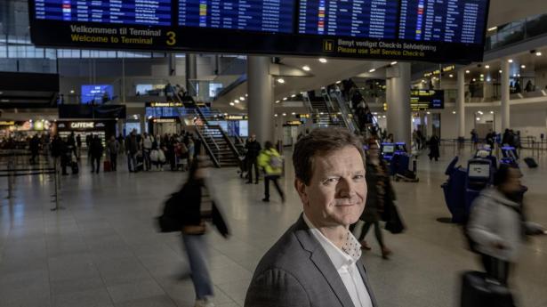 Christian Poulsen, adm. direktør i Københavns Lufthavne, er tilfreds med den konkurrencesituation, der i øjeblikket råder i lufthavnen.
