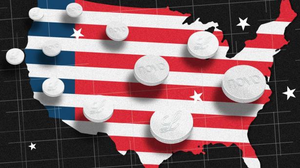 Lige nu er alles øjne på kampen om vægttabspillerne i USA mellem Novo Nordisk og Eli Lilly.