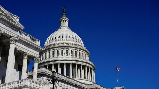 Billede af Capitol Hill, hvor den amerikanske kongres ligger, fra september 2025. Tirsdag har amerikansk politi anholdt 18-årig, som bevæbnet bevægede sig mod bygningen.