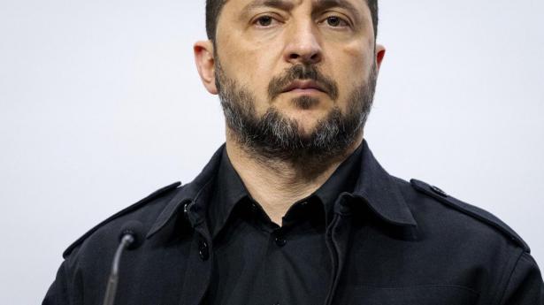 Ukrainian President Volodymyr Zelensky at a press conference at the conclusion of the EU summit in Bella Center in Copenhagen on Thursday, October 2, 2025. (Photo: Ida Marie Odgaard/Ritzau Scanpix)