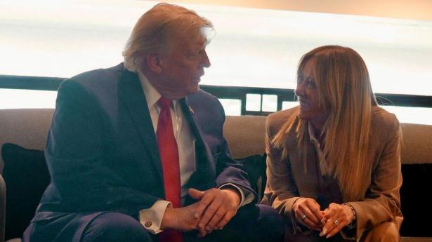 På billeder så det hyggeligt ud, men efter G7-topmødet Evian 15.–17. juni havnede Donald Trump og Giorgia Meloni i en åben konfrontation. 