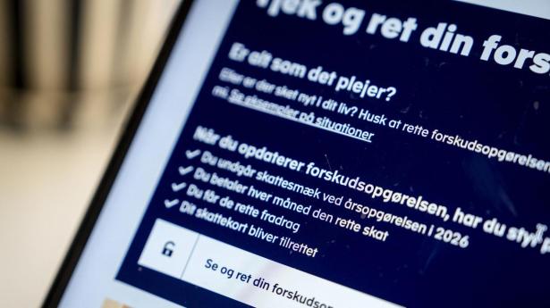 Forskudsopgørelse er åbnet med 40 minutters kø