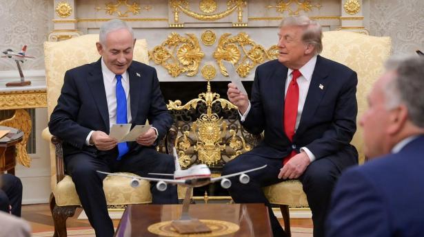 Donald Trump og Netanyahu holdt tirsdag deres første møde i Det Hvide Hus siden krigen i Iran brød ud