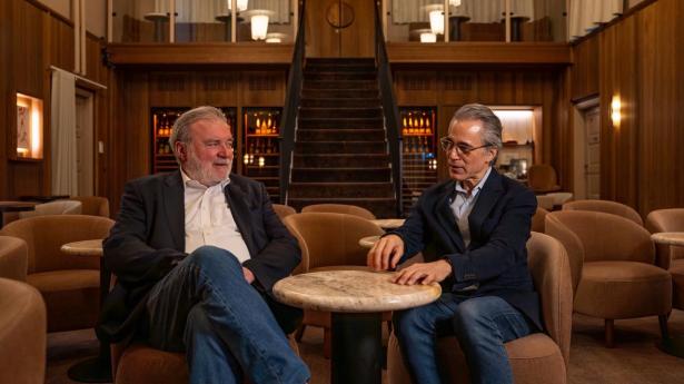 Lars Seier Christensen og Niels Lan Doky i deres fælles jazzklub Epicurus, der minder om et sted i New York. Nu starter de en ny erhvervsklub, hvor jazzinteresserede kan melde sig ind for 35.000 kr. om året