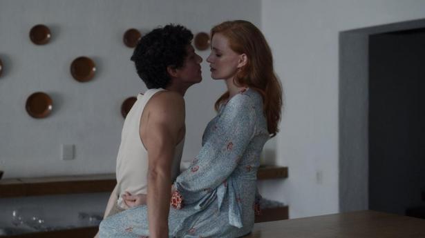 Hed sex og begær mellem Jennifer (Jessica Chastain) og Fernando (Isaac Hernández) er en af de store attraktioner i den femstjernede mexicanske film “Drømme”.