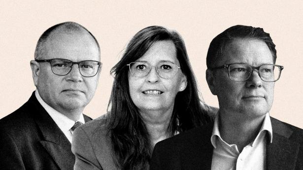 Både Anette Maria Christensen fra Give Steel og adm. direktør for AP Pension, Bo Normann Rasmussen (t.h.) vurderer at have fået gode rammer på plads efter forarbejdet med EU-kravene, som nu ikke længere gælder for dem. Vestas-topchef Henrik Andersen (t.v.) tvivler på effekten.