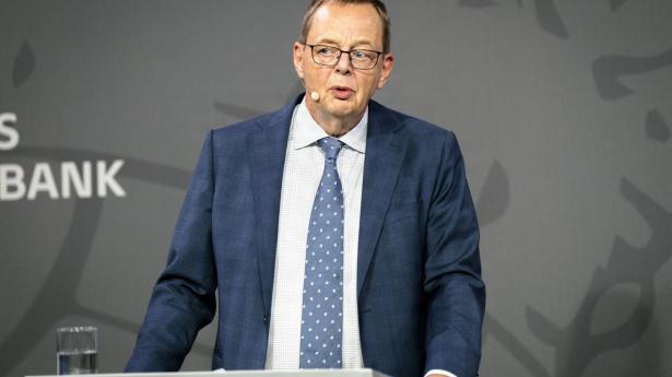 Christian Kettel Thomsen præsenterede onsdag en ny prognose for dansk økonomi og svarede på spørgsmål om de omdiskuterede prioritetslån, der kan bruges til at finansiere en ejerbolig. 