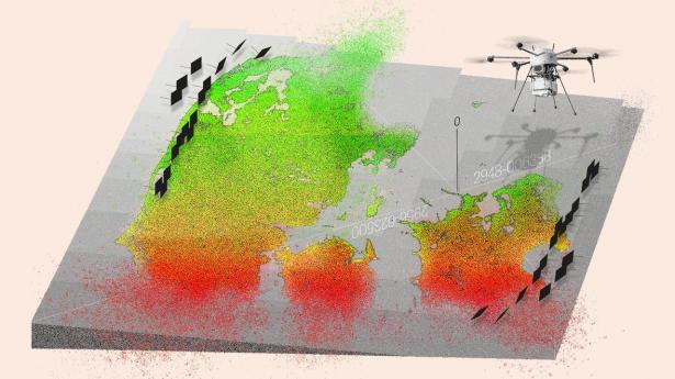 Agisoft Metashape er et billedbehandlingsprogram, der finder ens kendetegn i billeder og deres position. På den baggrund laves en såkaldt punktsky. Ved at forbinde punkterne kan programmet skabe en detaljeret 3D-model med angivelser af højde, bredde og dybde af et landskab.