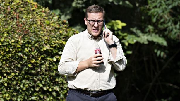Bergur Løkke Rasmussen i forbindelse med Moderaternes sommergruppemøde i 2025.