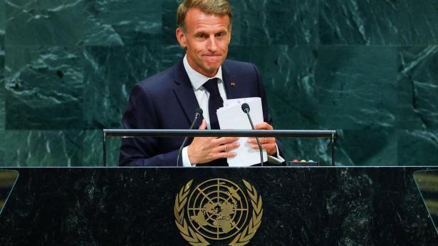 Macron i opfordring: Vælg FN frem for jungleloven