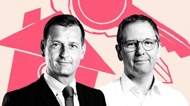 Omkring en halv mio. boliger bliver vurderet meget skævt, fortæller journalist på Børsen Ulrik Horn (t.v.) til Børsens cheføkonom, Steen Bocian, i det seneste afsnit af podcasten “Børsen Boligejerne”.