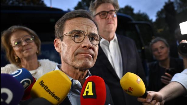 Sveriges statsminister Ulf Kristersson (M). 