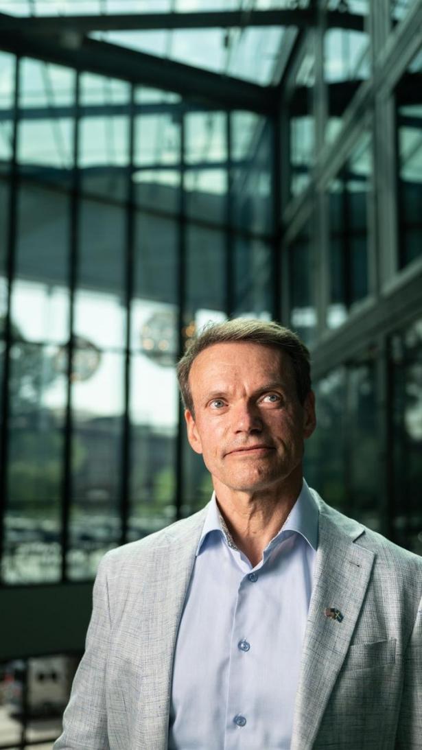 260626 Stockholm Lars Herlitz, svensk styrelseordförande och medgrundare för det amerikanska bolaget Lyten som i februari 2026 tog överNorthvolts svenska batteritillgångar. Fotograferad på Waterfront Congress Centre