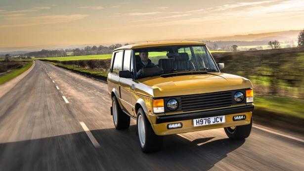 Retro-Range Rover er klar med V8-motor