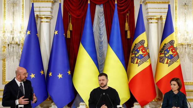 Ukraine og Moldova åbner mandag første kapitel på vejen til EU-medlemskab