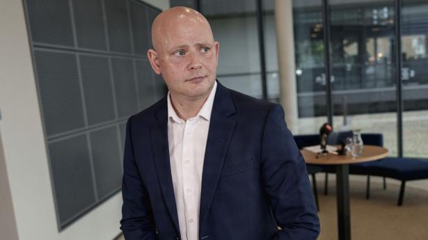 Skatte- og vækstminister Jakob Engel-Schmidt (M) præsenterer Økonomisk Redegørelse ved et pressemøde torsdag.