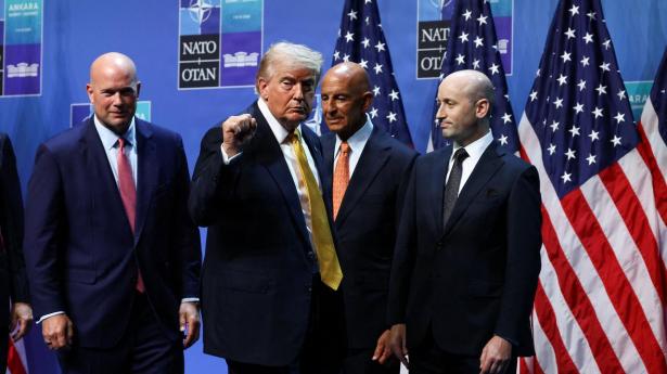 Analyse: En krigerisk Trump ankom – men en forsonende præsident forlod Nato-topmødet