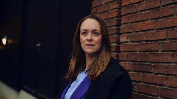 Christin Tuxen er leder for Danske Banks erhvervskundeafdeling, og hun glæder sig over konkurrencen på området.
