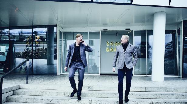 Investor og aktierådgiver i Formue- og Investeringsrådgivning Lars Jørgen Rasmussen (t.v.) har ISS-aktien i kikkerten. Arkivfoto: Thomas Nielsen