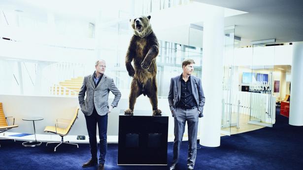 Det bliver ikke farmaaktierne, som kommer til at blive højdespringere målt på afkast i efteråret, hvis man spørger investor og adm. direktør i Formue og Investeringspleje Lars Jørgen Rasmussen (th.). Arkivfoto: Thomas Nielsen