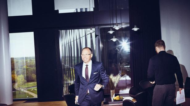 Frank Vang-Jensen har allerede nu opfyldt et af de mål, han satte for banken for et år siden. Arkivfoto: Thomas Nielsen
