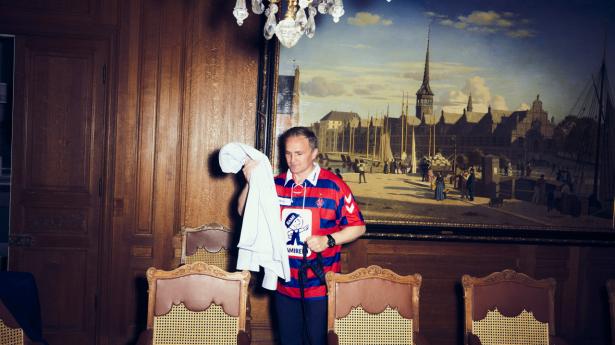 Ketil Clorius er chef for  svindelbekæmpelse i Danske Bank og tidligere professionel fodboldspiller. Foto: Thomas Nielsen