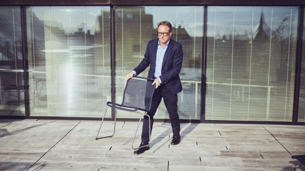 DI-topchef Lars Sandahl Sørensen præsenterer 100 forslag til genopretning i ny plan. Den inkluderer bl.a. forslag til fradrag på forskning. Arkivfoto: Thomas Nielsen