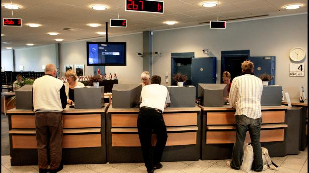 Bankfilialer er dyre for bankerne, men er stort set ikke blevet brugt under coronapandemien. Arkivfoto: Rune Feldt/Ritzau Scanpix