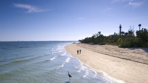 Floridas vestvendte kyst taber ofte kampen om turisterne til Atlanterhavskysten. Arkivfoto:  John Coletti/Ritzau Scanpix