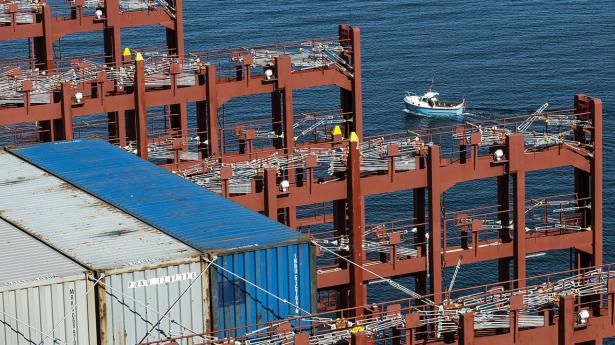 Verdens største containerskib Majestic Mærsk. Arkivfoto: Søren Bidstrup/Ritzau Scanpix