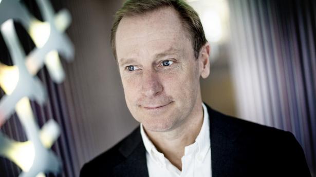 Thomas Videbæk, vicedirektør i Novozymes, fortæller, at selvom de danske kontorer er åbnet, bliver flere medarbejdere hjemme. Arkivfoto: Daniel Hjorth/Politiken/Ritzau Scanpix