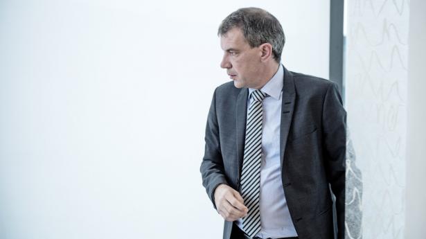 Direktør for Sparekassen Sjælland-Fyn er tilfreds med solidt kvartalsregnskab midt i pandemien. Det er frugten af mange års hårdt arbejde, lyder det fra direktøren. Arkivfoto: Christian Liliendahl/Ritzau Scanpix