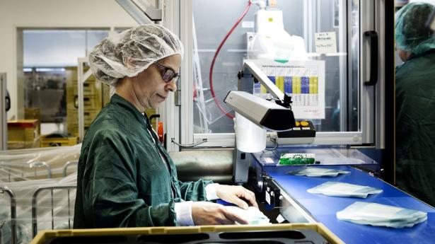 Billede af produktionen hos Coloplast i Espergærde. Arkivfoto: Mie Hee Christensen.