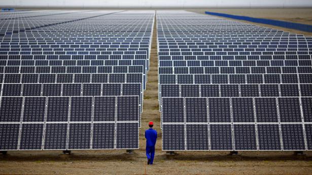 Kina vil være “CO2-neutral” i 2060, og det kan booste kinesiske grønne aktier, mener investorer. Arkivfoto: Carlos Barria/Reuters/Ritzau Scanpix