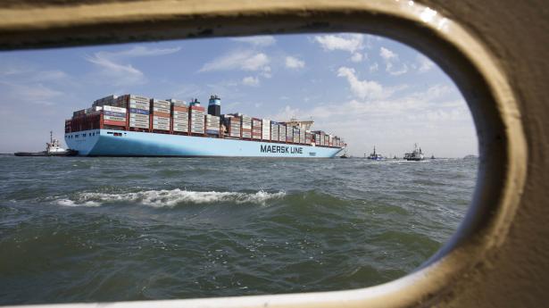 Der er gang i pengemaskinen hos Mærsk, som i øjeblikket skovler penge ind. Foto: Michael Kooren/Reuters/