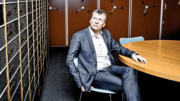 Gert Jonassen, ordførende direktør i Arbejdernes Landsbank, ser både fordele og ulemper ved, at banken nu er vokset sig så stor, at den er blevet udpeget til at være en sifi-bank. Arkivfoto: Steven Achiam