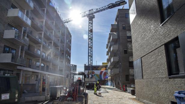 Når den økonomiske krise kradser, er byggeriet en af de brancher, der bliver ramt først og hårdest, og det ses også i nye ledighedstal fra 3F.
Arkivfoto: Henning Bagger/Ritzau Scanpix