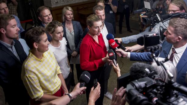 Efter valget i 2019 lavede Socialdemokratiet og støttepartierne, De Radikale, SF og Enhedslisten, et 18 sider langt forståelsespapir. Det udstak rammerne for S-regeringen. Arkivfoto: Mads Claus Rasmussen/Ritzau Scanpix
