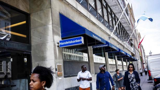 Handelsbanken på Amaliegade i Indre København K. Arkivfoto: Marie Bentzon