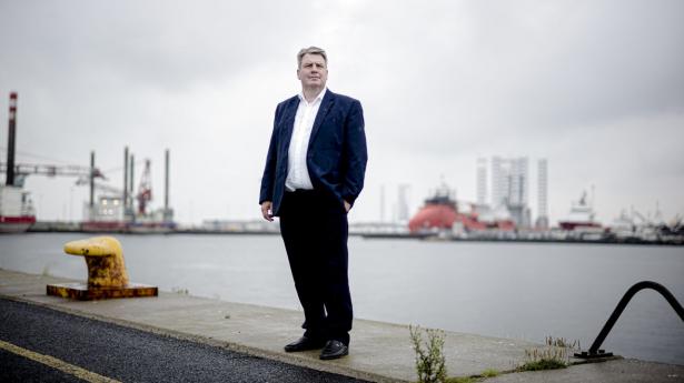Dennis Jul Pedersen, direktør for Esbjerg Havn, fotograferet på havnen i Esbjerg onsdag den 31. juli 2019. Arkivfoto: Michael Drost-Hansen
